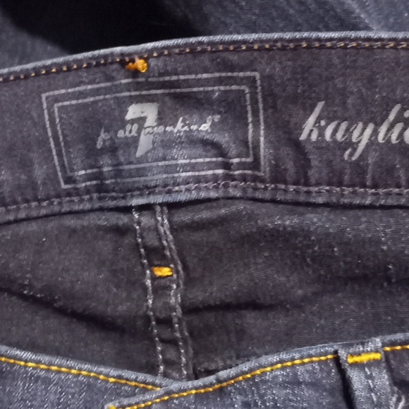 SIZE 7 For All Mankind Jeans..Flare - Picture 2 of 3